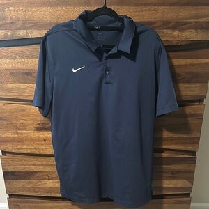 Nike Men's Dark Blue Polo Shirt